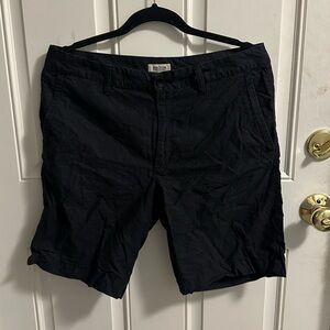 Kenneth Cole Black Striped Shorts